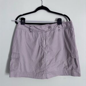 Cargo Mini Skort, Light Gray, Skirt, Size XL, Reitmans